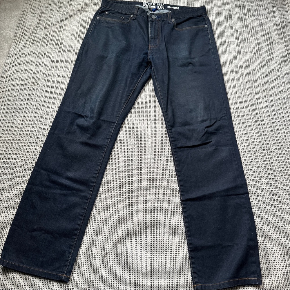Kenneth Cole Reaction Men's Straight Jeans - Navy